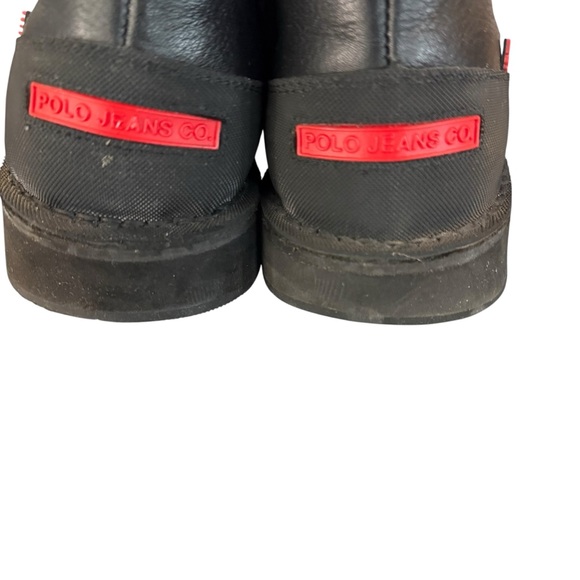 Polo Ralph Lauren Black Leather Men\'s Shoes main image 4